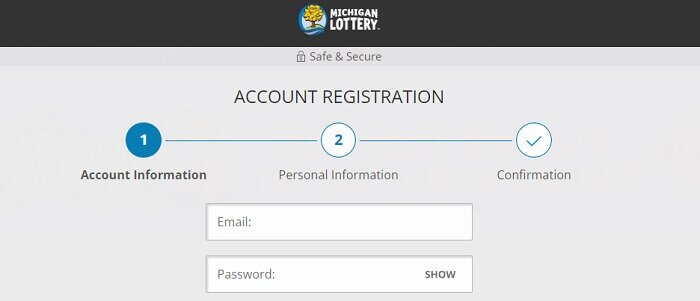 Michigan Lottery Registration
