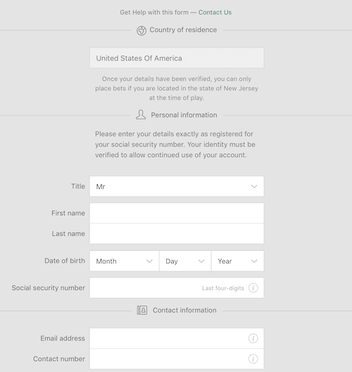 bet365 registration page